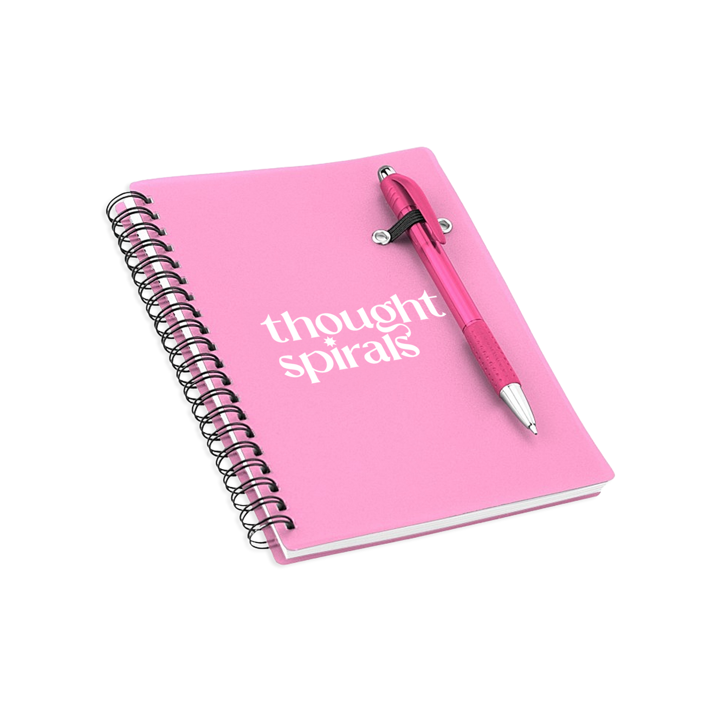Thought Spirals Notebook (Pink)