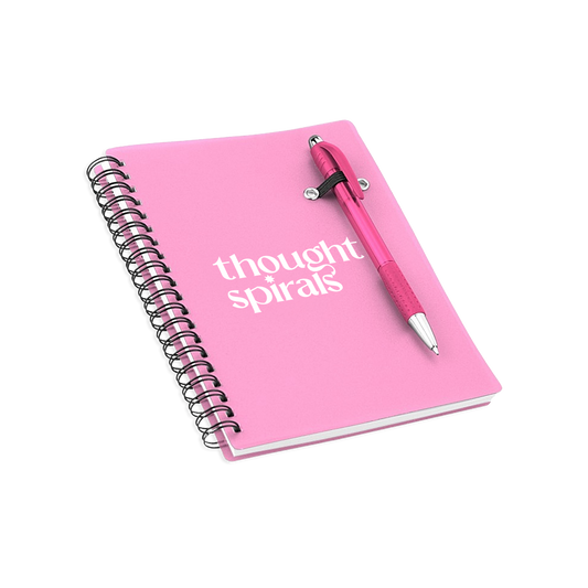 Thought Spirals Notebook (Pink)