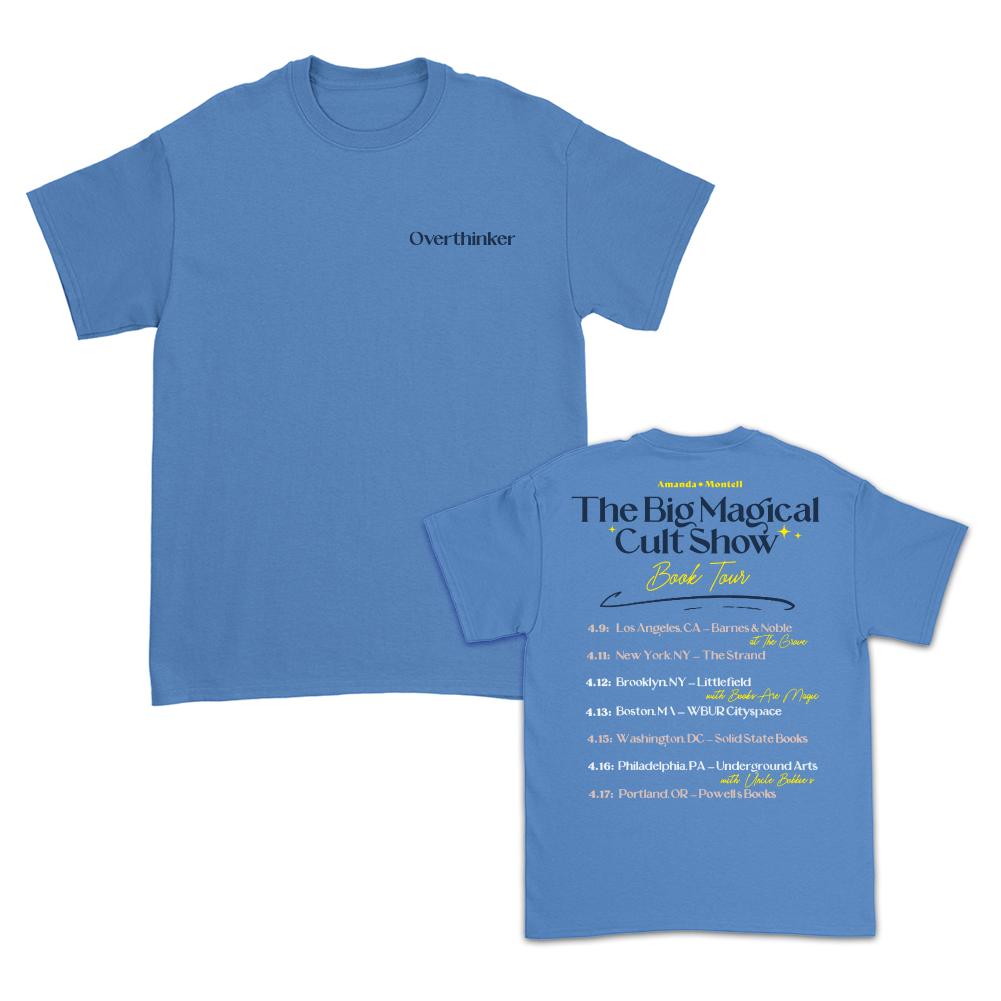 Overthinker Tour T-Shirt (Blue Jean)
